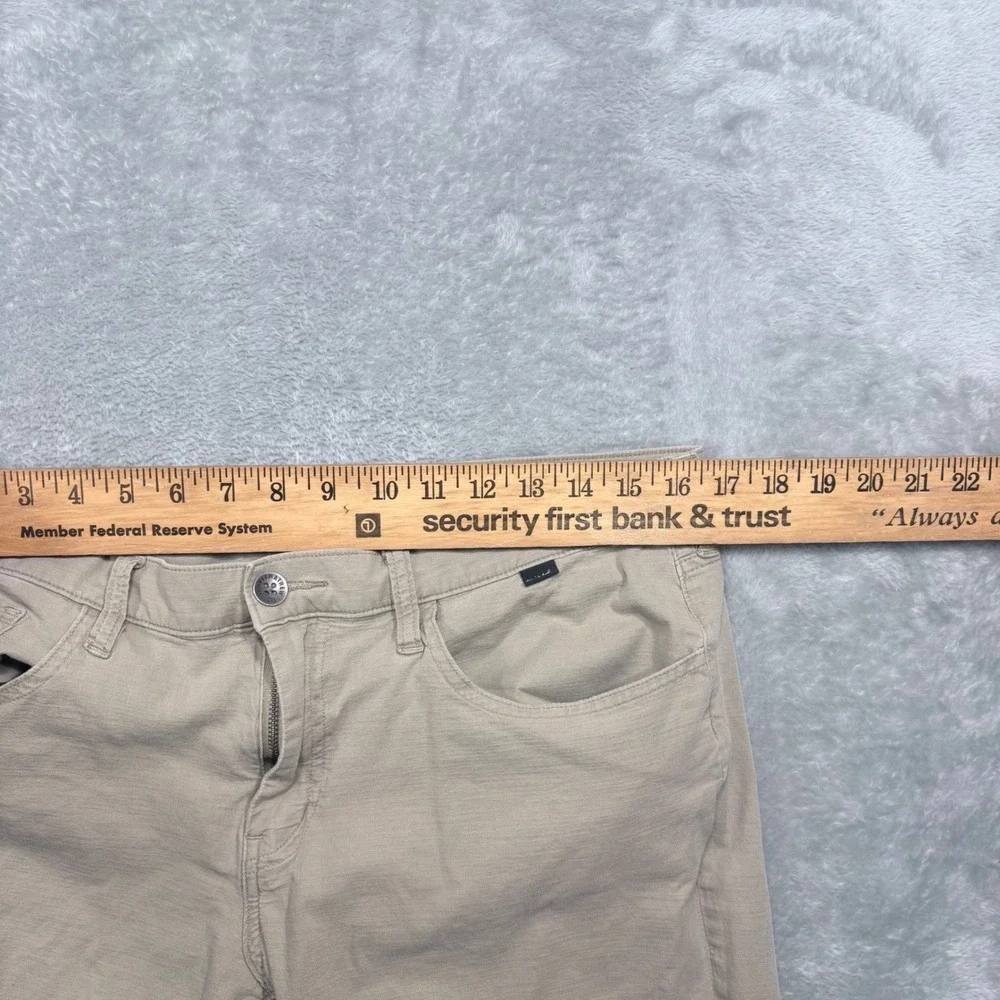 TravisMathew Pants Mens‎ 33 Khaki Tan Golf Casual Stretch Straight Leg 5-Pocket